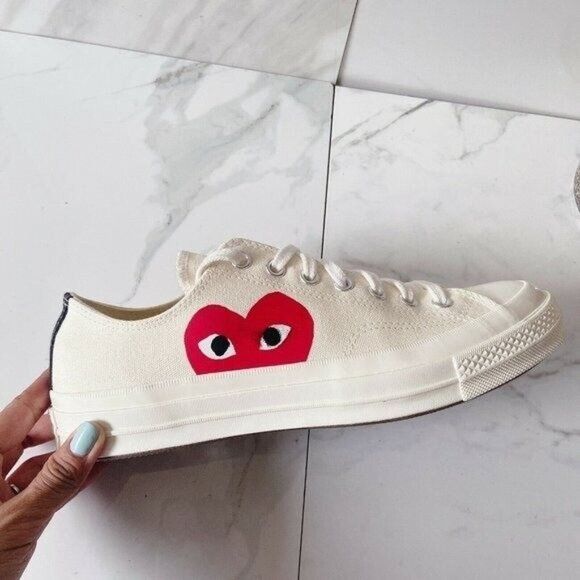 Comme des Garçons PLAY x Converse Chuck Taylor All Star 70 Sneaker Mens US 8 - Picture 8 of 11